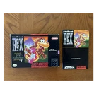 New ListingActivision Radical Rex SNES Box and Manual Super Nintendo No Disc