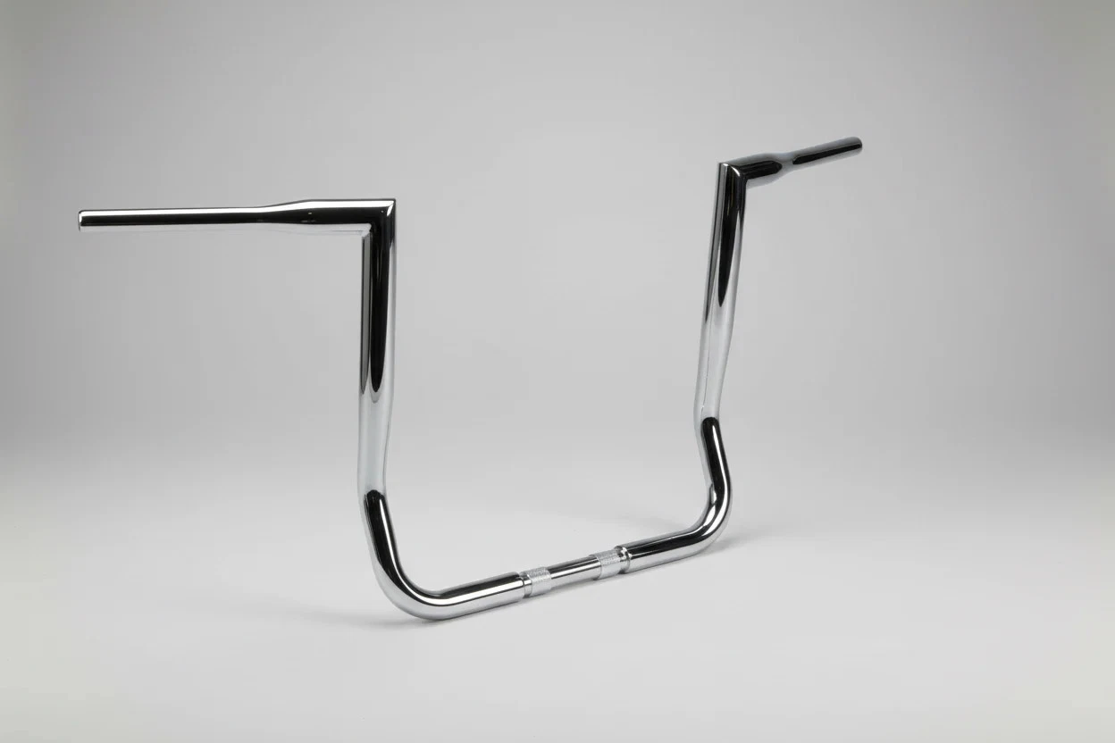 DNA 16” Chrome Monster Ape Handlebars 1-1/2” Harley Touring Batwing 84-Up
