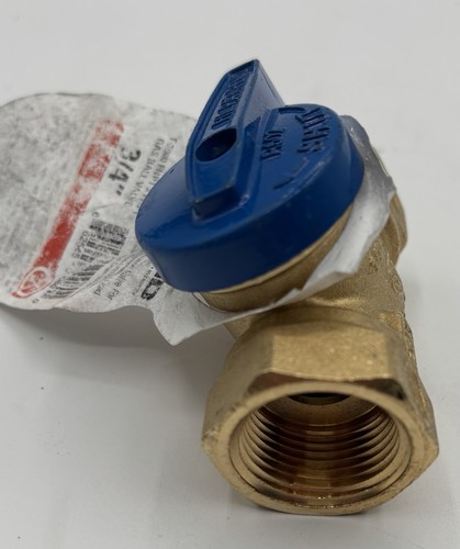 Legend Blue Top Forged Brass One-Piece FNPT x FNPT 3/4” Gas Ball Valve - Picture 4 of 4