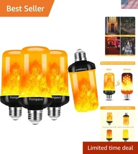 4 Modes LED Flame Light Bulbs | Energy Efficient Decoration for Home & Holidays