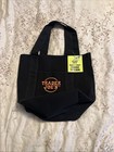 Trader Joe’s Trick Or Treat Mini Canvas Tote Bag Black Halloween Limited Edition