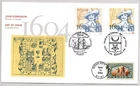 #3854 LEWIS & CLARK, FRENCH SETTLEMENT, FRANCE, CANADA COMBO FDC NAKANO PERFINS