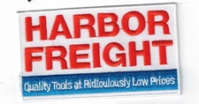 Harbor Freight Tools Embroidered 4x2in Iron / Sew-On Patches