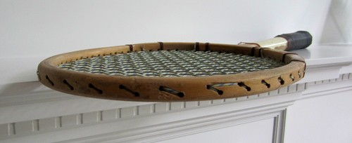 MAGNAN Emperor Wood Vintage Tennis Racquet 4 5/8" N.J. Magnan Corp Wooden Press  - Picture 6 of 12