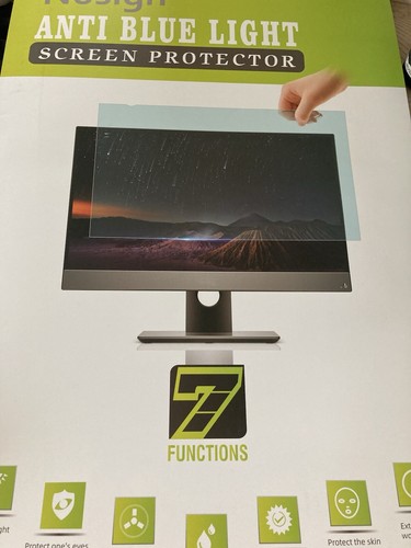 Nusign Blue Light Blocking Screen Protector 27” Screen 16:9 New - 1 Screen