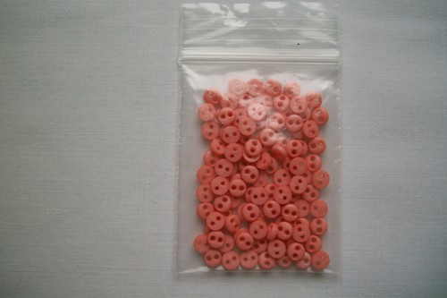 25, 50, 100 ct Micro Mini 4 mm 2 Hole Flat Buttons (Crafts, Doll Clothes, Cards) - Picture 46 of 74