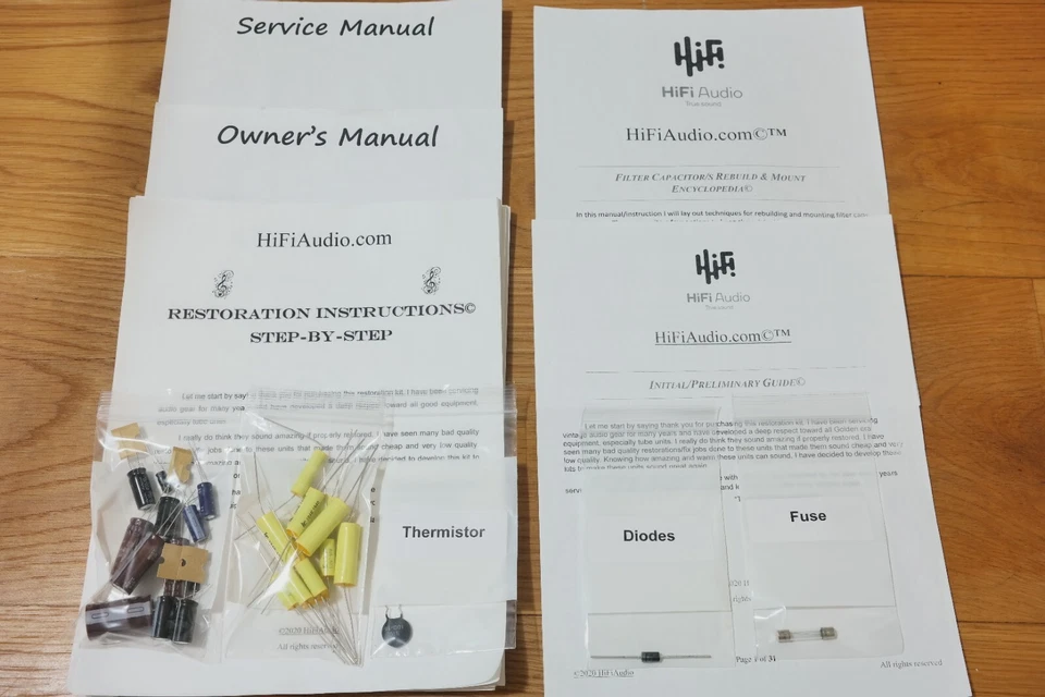 Fisher SA300 amplificador restauración recapitulación servicio reparación kit reconstrucción Foto 3 de 4