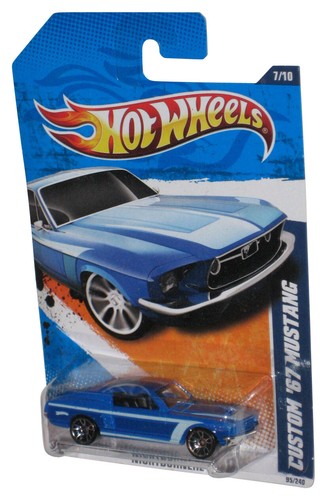 Hot Wheels Nightburnerz Blue Custom '67 Mustang Toy Car 95/240