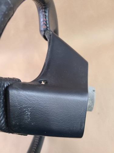 SW20 MR2 1998 - 2002 Toyota Corolla S 3 Spoke Sport Red Stitches Steering Wheel - Afbeelding 3 van 14