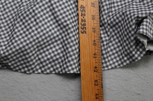 Vintage Debby Dress Womens Small Wrap Black White Check Short Sleeve 1950s - Picture 8 of 12