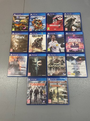 Playstation 4 Games Job Lot Bundle x 14 COD Watchdogs The Division Fallout 4 etc