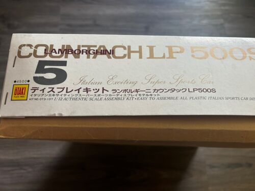 Lamborghini Countach 1;12 VINTAGE Otaki LP500S Open Box. Unbuilt, Made In Japan - Picture 3 of 9