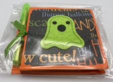 Handmade Post It Notes 3x3 Book With Pen. Halloween.  SO CUTE AND SCARY!