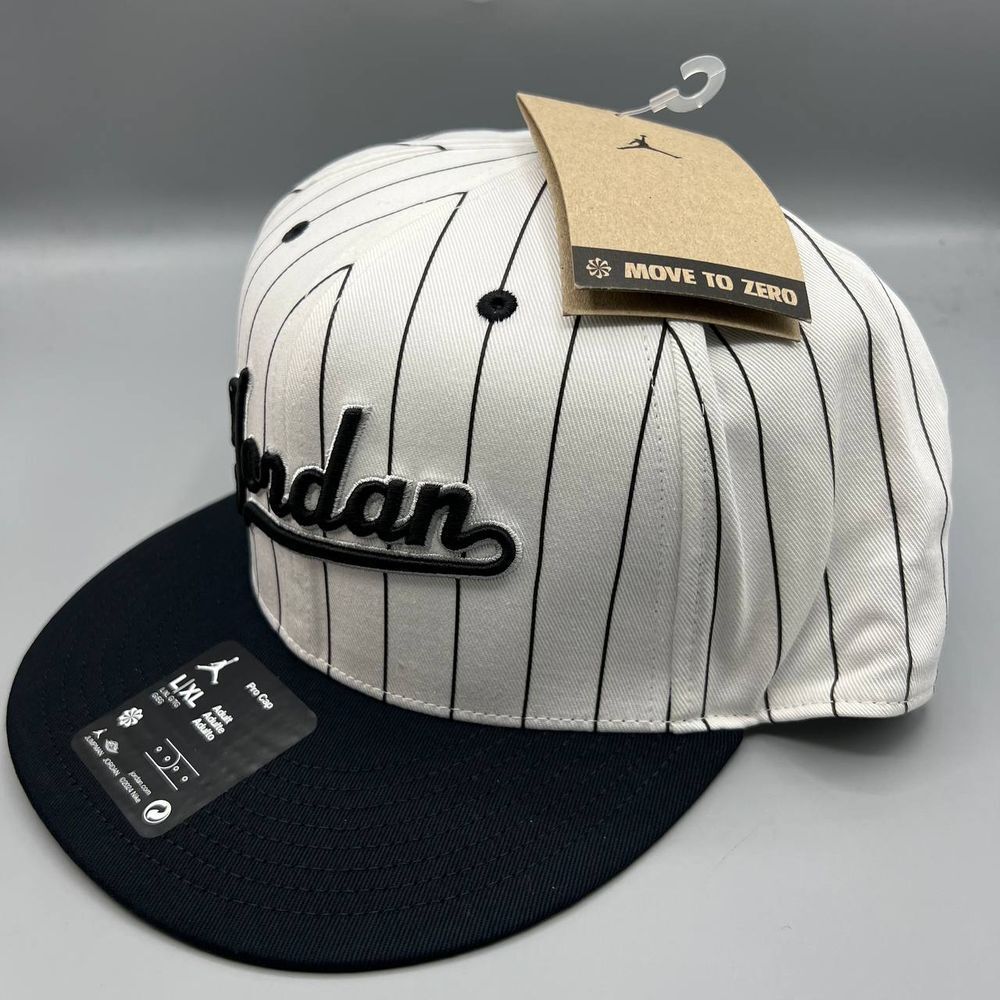 Barons ユニフォーム JORDAN 45＋キャップ Air Jordan Hat Men L-XL White Baron 45 Pinstripes Jumpman