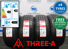 X4 225/55R17 225 55 17 101W M+S THREE-A NEW TYRES *GREAT 'B' WET GRIP!* SET OF 4
