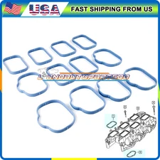 Intake Manifold Upper & Lower Gasket Set Fits Chrysler Dodge Jeep 3.2L 3.6L DOHC