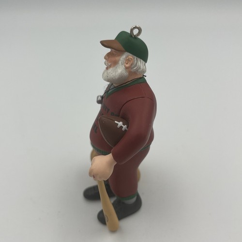 Christmas Ornament 2001 Hallmark Keepsake All Sport Santa Sporty Claus Coach - Picture 5 of 7