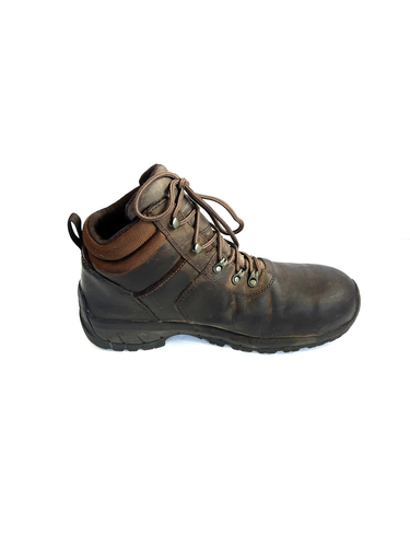 Timberland Pro Outrader Brown Leather Waterproof Composite Toe Boots Men Size 12 - Picture 9 of 15