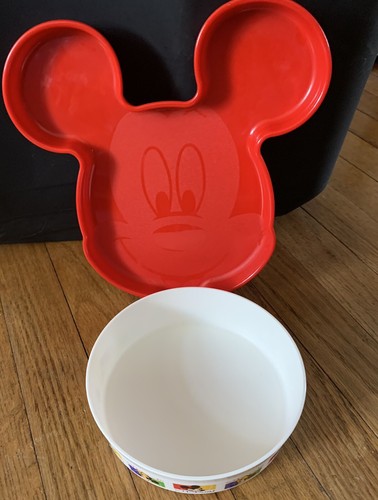 Mickey Mouse Bowl & Plate Set - Picture 2 of 3