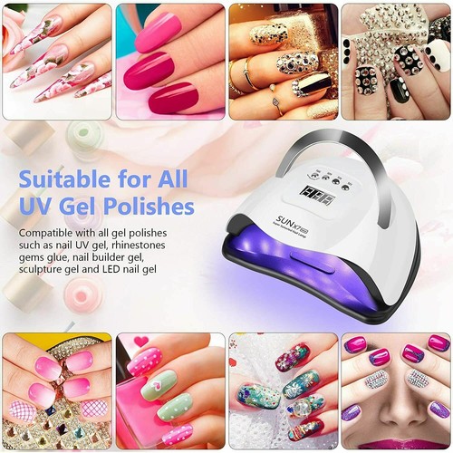 Nail Dryer LED Lamp UV Light Polish Gel Curing Machine Electric Manicure 280W - Picture 9 of 12