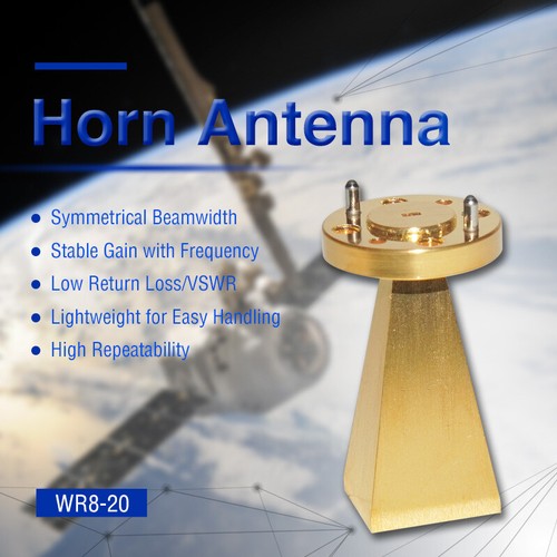 WR8 Standard Gain Horn Antenna Operating From 92.2 GHz to 140.0 GHz, 10-20 dBi - Picture 11 of 24