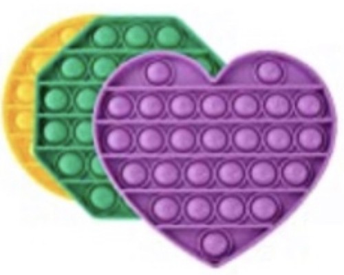 Juguete sensorial inquieto burbuja push pop 3 piezas juguete inquieto pop pop para niños, sensorial - Imagen 5 de 11