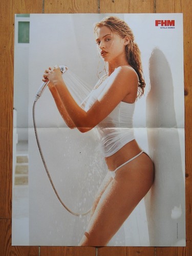 5 Double Sided Posters Lopez Brook Britney Alba Gellar Klum Warren Louise - Picture 12 of 12