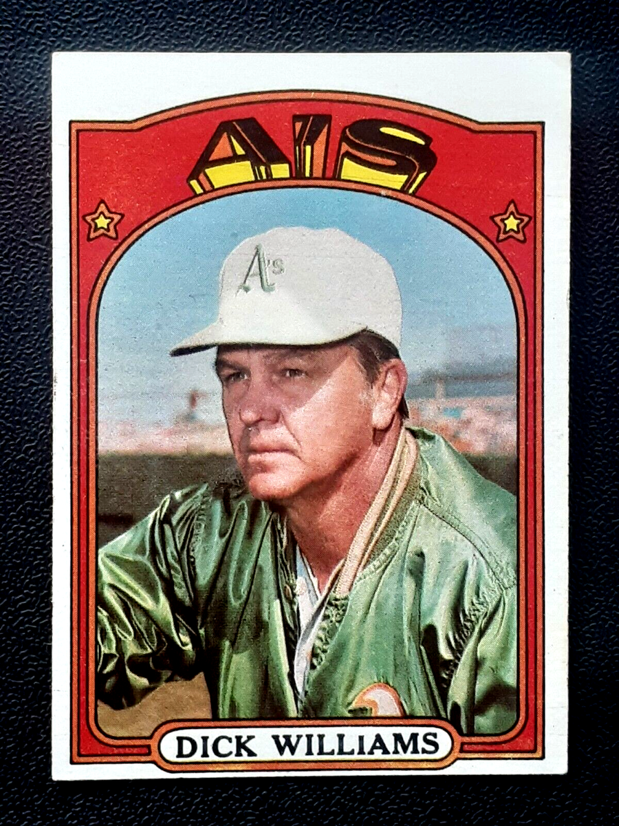 DICK WILLIAMS 1972 TOPPS 72 NO 137 VGEX+ 62189 | eBay