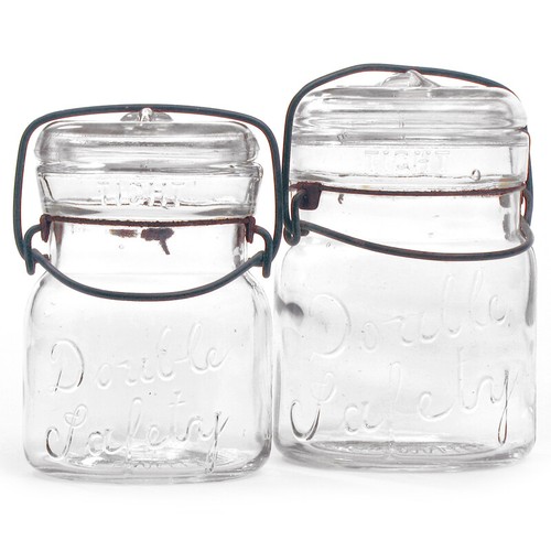 SMALLEY, KIVLAN & ONTANK Boston Mass. Set of 2 Canning Jars #3, #4 - Picture 2 of 6
