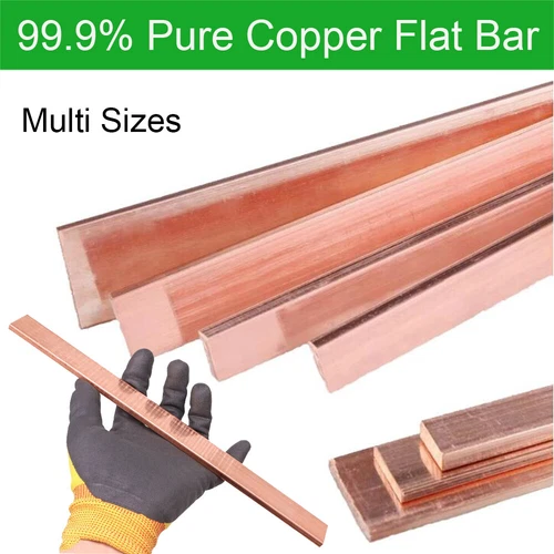 T2 Copper Flat Bar Pure Cu Electrical Copper Bus Bar Strip Metal Sheet 100/250mm - Bild 3 von 16