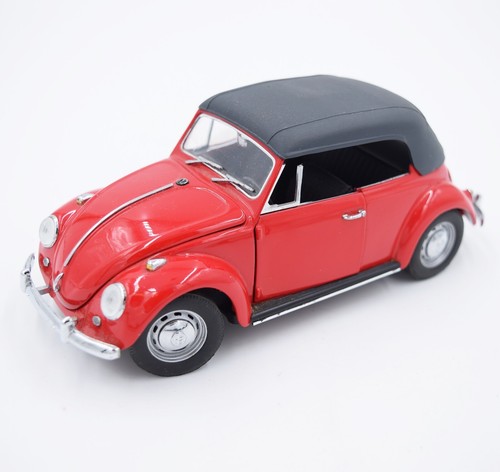 Franklin Mint 1:24 1967 Volkswagen Beetle Cabriolet Red #B11UB74 MISSING PIECE - Picture 3 of 17