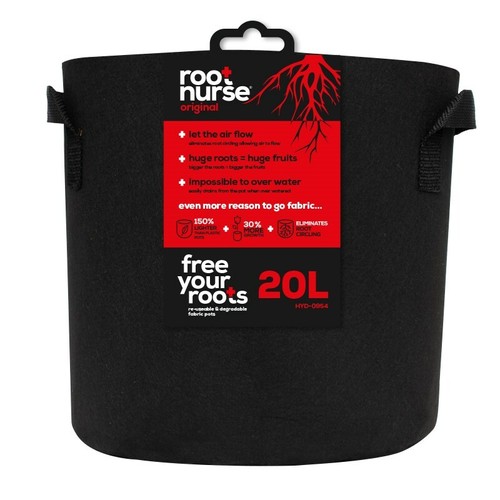 Root Nurse Fabric Black Smart Grow Pot Aeration Container Bag Pouch Hydroponics - Picture 8 of 13
