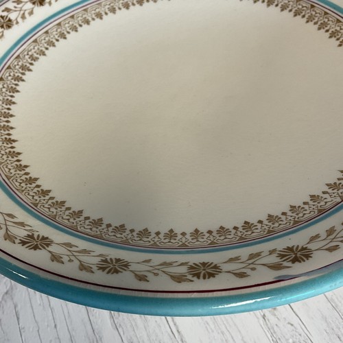 Pieza central de postre con soporte de pastel de postre antiguo de madera de cuña de 9,5"" de diámetro 4,5"" de alto - Imagen 17 de 24