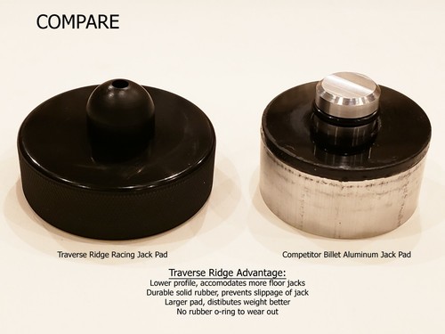 ALTA DENSIDAD OREO Tesla Jack Pad Modelo S 3 X Y Adaptador de punto de elevación (2 PK con BOLSA) - Imagen 4 de 11