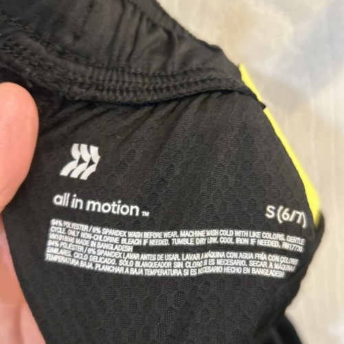 NWT All In Motion Boys Basketball Court Shorts Black Size Small (6/7) - Picture 12 of 22