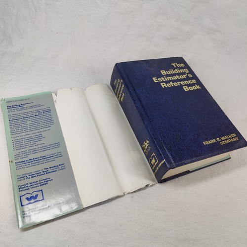 Walker's Building Estimator's Reference Book 20th Edition Hardback 1980 - Bild 3 von 12