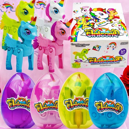 Easter Unicorn Eggs Toys for 3 4 5 6 7 8 9 Year Old Girls Birthday Gifts Kids - Picture 1 of 12