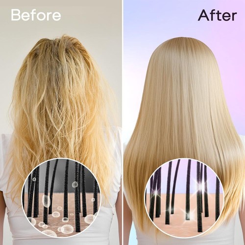 Sulfate Free White Shampoo 10.1oz Moisturizing Frizz Control for Curly Hair - Picture 4 of 6