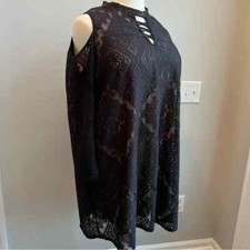 Liberty Love Long Sleeve Cold Shoulder black Dress Size 2XL
