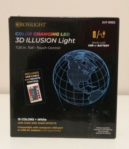 Cross Light Color Changing LED 3D Illusion Light  - Picture 4 of 12