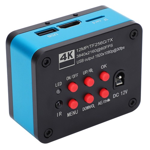 Fotocamera microscopio 12MP 1080P 4K CMOS UHD digitale elettronica industriale baionetta C - Foto 5 di 14