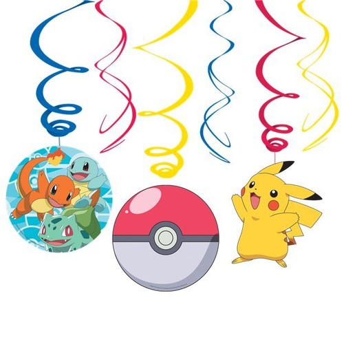Boys POKEMON PIKACHU Party Birthday Range Tableware Balloons Decorations Games - Picture 12 of 25
