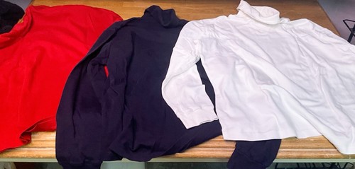 VTG Lot of 3 Polo Ralph Lauren Mens Sz XL Turtleneck Red/White/Blue Long Sleeve - Picture 4 of 5