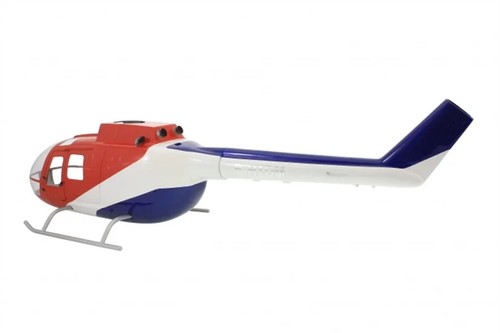 600size BO-105 ERA RC Hubschrauber Rumpf BO-105 600 Size RC Geschenk Modellbausatz - Bild 4 von 7