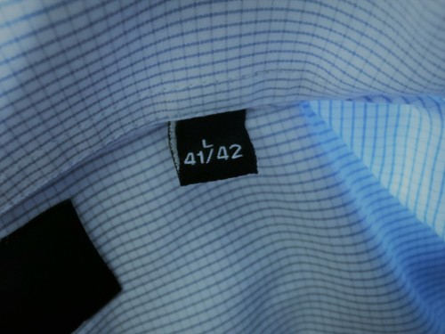 Emmanuelle Khanh - Camisa - de Cuadros Azul y Blanco - Talla L 41/42 - Imagen 5 de 5