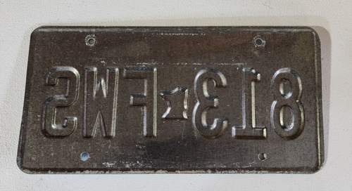 1996 Minnesota 10,000 Lakes License Plate # 813 - FWS - Picture 3 of 3