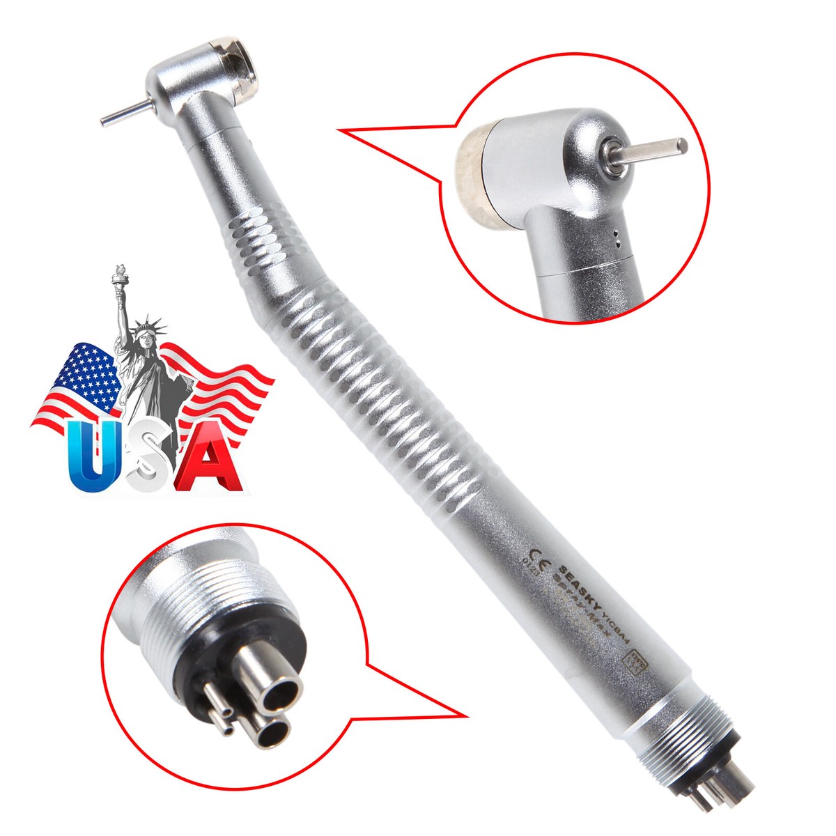 NSK Style Dental High Speed Handpiece (45 Degree Fiber Optic