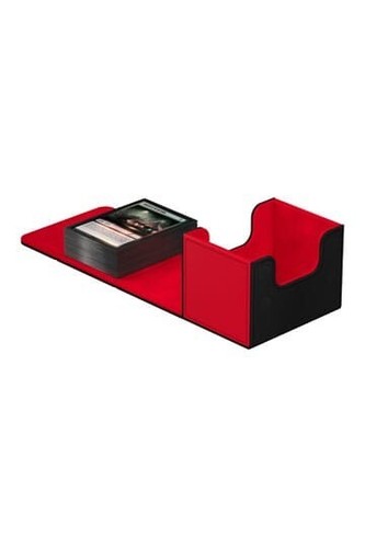Porta mazzo Ultimate Guard Sidewinder 100+ XenoSkin SYNERGY Nero /Rosso - Imagen 5 de 7