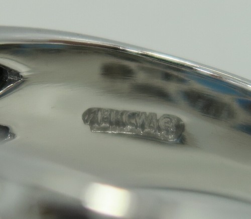 Atemberaubender Ring 18 K Weißgold ~ mattierter Blautopas & 2/3 Karat VS DIAMANT von CWA - Bild 9 von 9