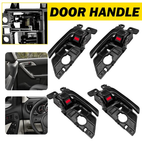 Interior Door Handle Set For 2010-13 Kia Forte Forte Koup Front Rear Right Left - Picture 15 of 15